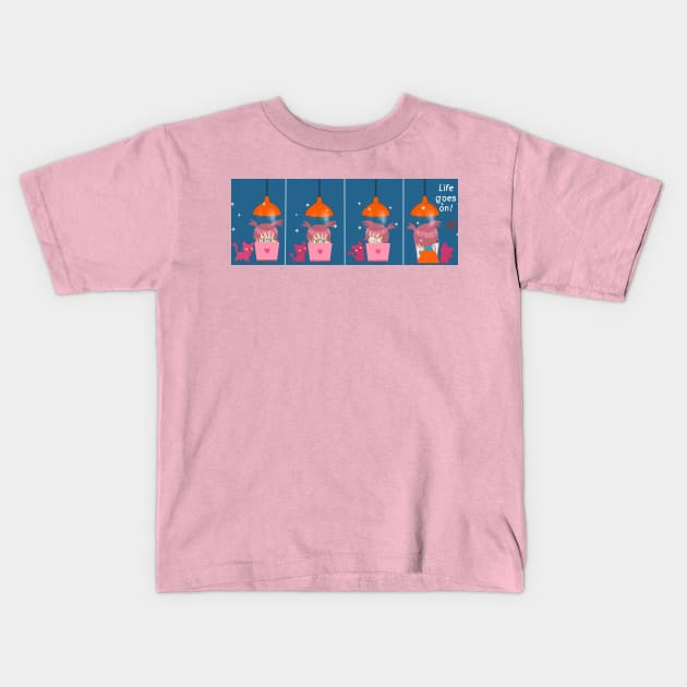 Life goes on Kids T-Shirt by EV Visuals